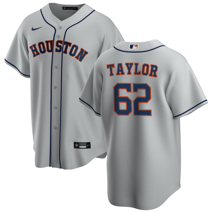 Nike Men #62 Blake Taylor Houston Astros Baseball Jerseys Sale-Gray